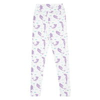 Leggings Silueta Sirena Morado