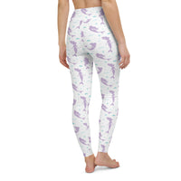 Leggings Silueta Sirena Morado