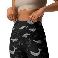 Leggings Ballenas Negros