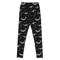 Leggings Ballenas Negros