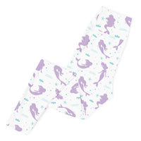 Leggings Silueta Sirena Morado