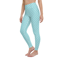 Leggings Escamas Sirena Azul