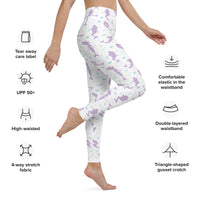 Leggings Silueta Sirena Morado