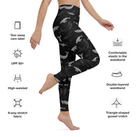 Leggings Ballenas Negros