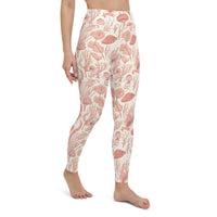 Leggings estampado de coral rojo - El Rincón del Buzo