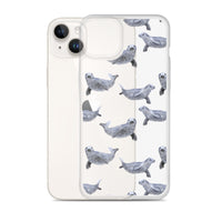 Funda transparente para iPhone® focas