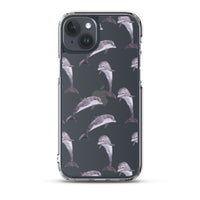 Funda transparente para iPhone® delfines