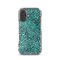 Funda transparente para iPhone® con estampado de tiburón ballena