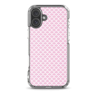 Funda transparente para iPhone® Escamas Sirena Rosa