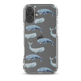 Funda transparente para iPhone® ballenas