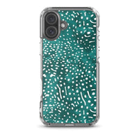 Funda transparente para iPhone® con estampado de tiburón ballena