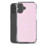 Funda transparente para iPhone® Escamas Sirena Rosa