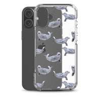 Funda transparente para iPhone® focas