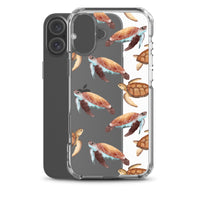 Funda transparente para iPhone® tortugas