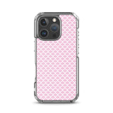 Funda transparente para iPhone® Escamas Sirena Rosa