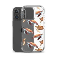 Funda transparente para iPhone® tortugas