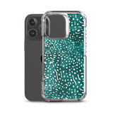 Funda transparente para iPhone® con estampado de tiburón ballena