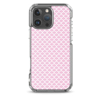 Funda transparente para iPhone® Escamas Sirena Rosa