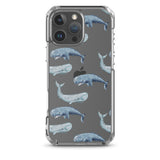 Funda transparente para iPhone® ballenas