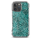 Funda transparente para iPhone® con estampado de tiburón ballena