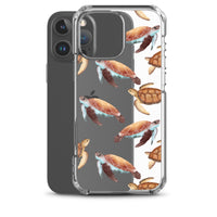 Funda transparente para iPhone® tortugas