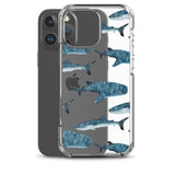 Funda transparente para iPhone® con tiburones ballena