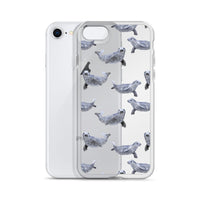 Funda transparente para iPhone® focas