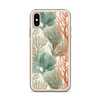 Funda transparente para iPhone® con estampado de coral colores claros - El Rincón del Buzo