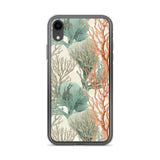 Funda transparente para iPhone® con estampado de coral colores claros - El Rincón del Buzo