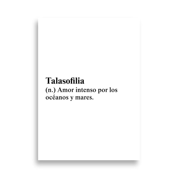 Lámina Talasofilia