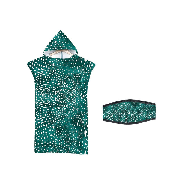 Pack Poncho + Cinta de Neopreno Tiburón Ballena