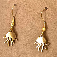 Pendientes Dorados Medusa