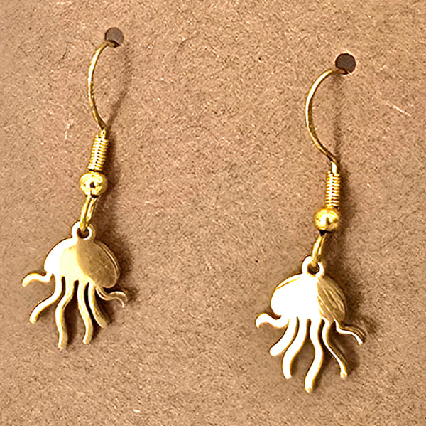 Pendientes Dorados Medusa