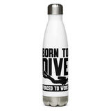 Botella de agua Born To dive
