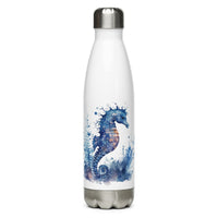 Botella de agua Caballito de Mar Acuarela