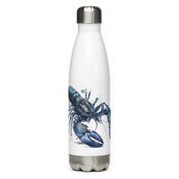 Botella de agua Langosta Acuarela