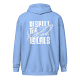 Sudadera Cremallera Respect de Local Sharks (espalda)