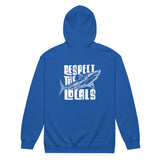 Sudadera Cremallera Respect de Local Sharks (espalda)