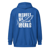 Sudadera Cremallera Respect de Local Sharks (espalda)