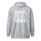 Sudadera Cremallera Respect de Local Sharks (espalda)