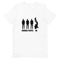 Camiseta Normal People - Colores claros, silueta negra