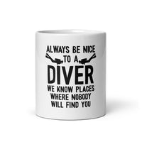 Taza Always Be Nice to a Diver