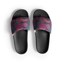 Chanclas de Pala Estampado de Coral Morado