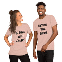 Camiseta Go Swim With Sharks - El Rincón del Buzo